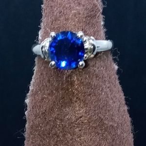 EUC Sterling Silver plated ring